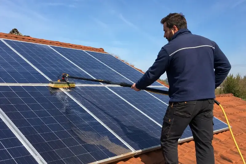 Nettoyage et entretien de panneaux solaires à Saint-André