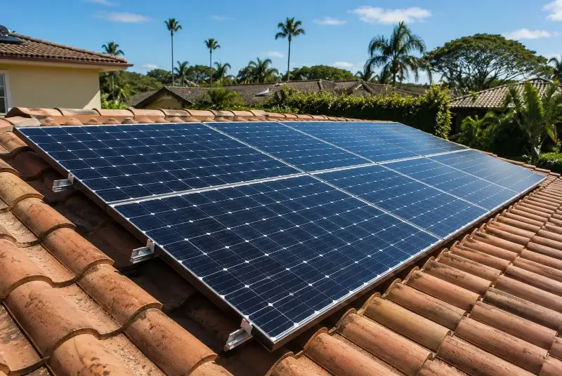 Installation de panneaux solaires à Saint-André